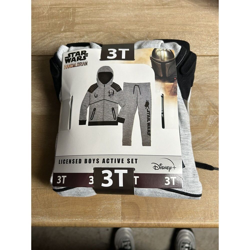Star Wars Hoodie & Sweatpants Sz‎ 3T Stormtrooper Mandalorian First Order Zip Up